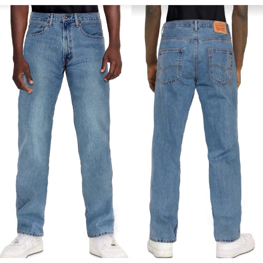 Levi Strauss 550 Relaxed Fit Tapered Leg Blue Jeans 42x30 Normcore Blokecore